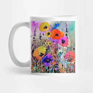 In a poppy world Mug